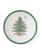 Spode Green Christmas Tree Set of 4 Small Cereal Bowls - Image 3 of 5