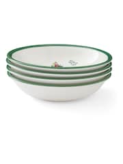 Spode Green Christmas Tree Set of 4 Small Cereal Bowls - Image 4 of 5