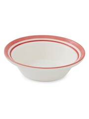 Portmeirion Red Potter's Stripe Set of 4 Oatmeal Bowls - Image 4 of 10