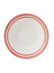 Portmeirion Red Potter's Stripe Set of 4 Oatmeal Bowls - Image 5 of 10
