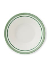 Portmeirion Set of 4 Green Potter's Stripe Oatmeal Bowls - Image 5 of 10