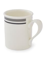 Portmeirion Grey Potter's Stripe Set of 4 Breakfast Mugs - Image 3 of 10