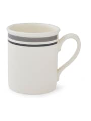 Portmeirion Grey Potter's Stripe Set of 4 Breakfast Mugs - Image 4 of 10