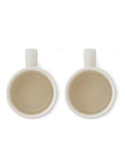 Portmeirion Grey Potter's Stripe Set of 4 Breakfast Mugs - Image 7 of 10