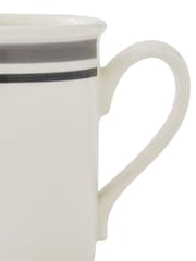 Portmeirion Grey Potter's Stripe Set of 4 Breakfast Mugs - Image 8 of 10