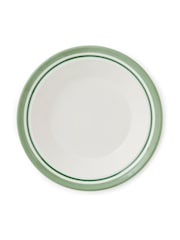 Portmeirion Set of 4 Green Potter's Stripe Soup Plates - Image 4 of 8