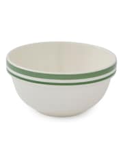 Portmeirion Set of 4 Green Potters Stripe 5.5 Inch Stacking Bowls - Image 5 of 9