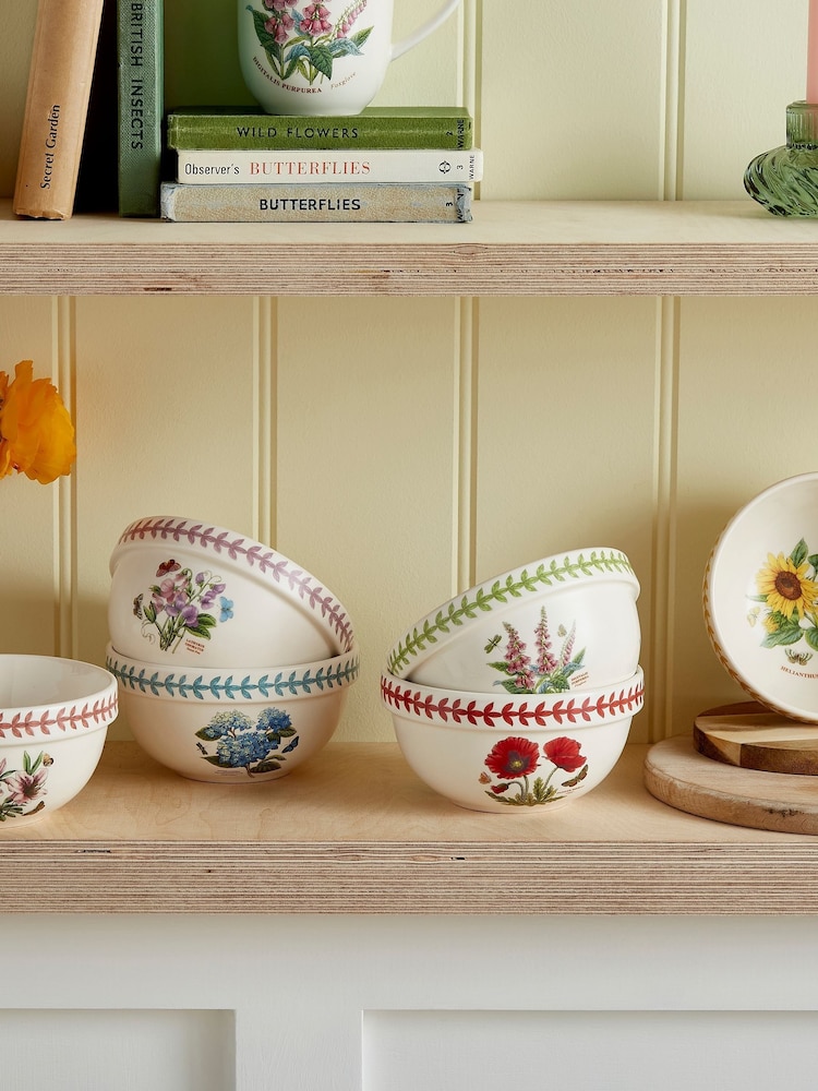 Portmeirion Multi Botanic Garden Meadow Set of 6 Stacking Bowls - Image 2 of 9