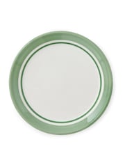 Portmeirion Green Potter's Stripe Set of 4 Bread Plates - Image 4 of 8