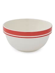 Portmeirion Red Potter's Stripe 7 Inch Stacking Bowls Set of 4 - Image 4 of 9