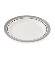 Portmeirion Grey Potter's Stripe Set of 4 Dinner Plates - Image 3 of 10
