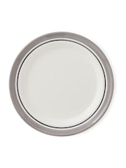 Portmeirion Grey Potter's Stripe Set of 4 Dinner Plates - Image 4 of 10
