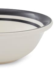 Portmeirion Black Potters Stripe Set of 4 13cm Bowls - Image 6 of 8