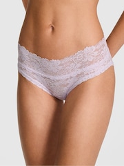Victoria's Secret PINK Purple Whisper Hipster Floral Lace Knickers - Image 1 of 3