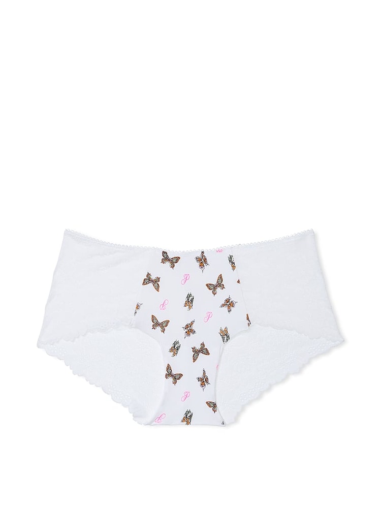 Victoria's Secret PINK White Floral Lace Hipster Knickers - Image 3 of 3