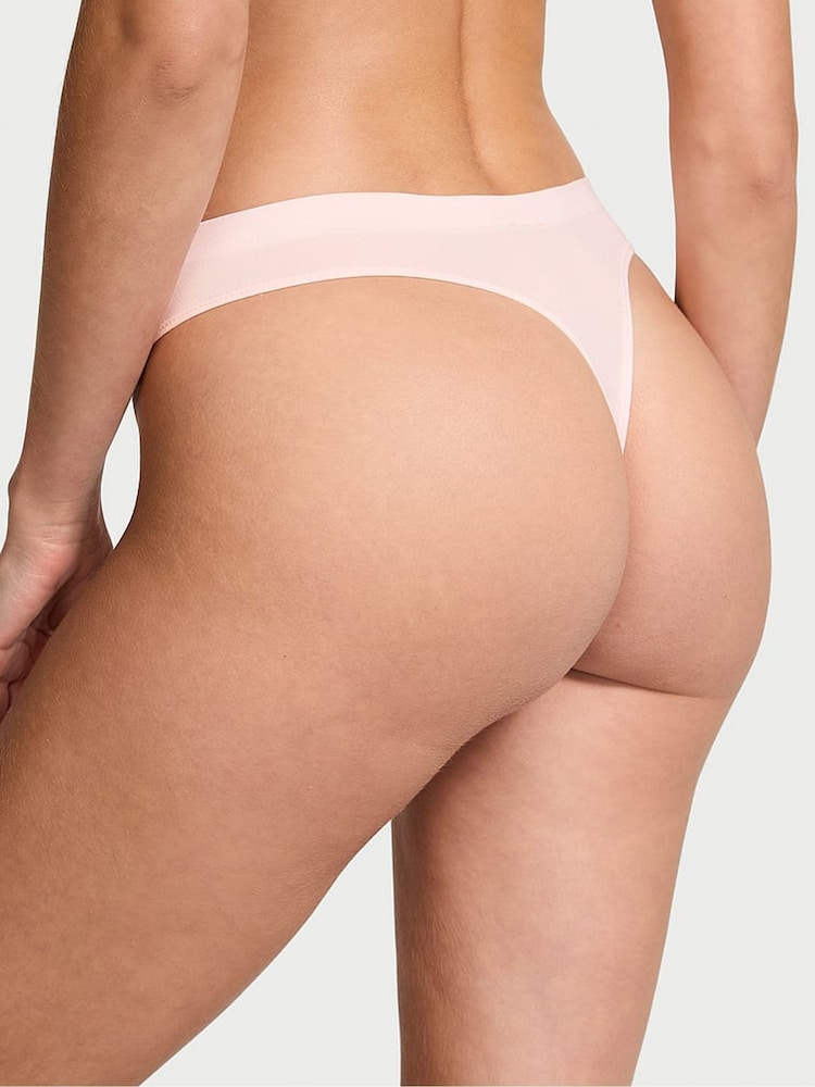 Victoria's Secret Purest Pink Thong Knickers - Image 2 of 3