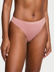 Victoria's Secret Nostalgia Rose Pink Thong Knickers - Image 1 of 3