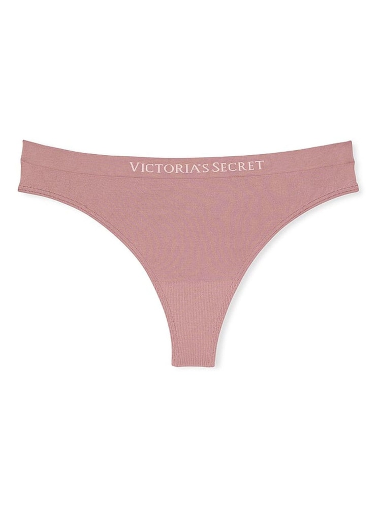 Victoria's Secret Nostalgia Rose Pink Thong Knickers - Image 3 of 3