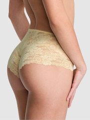 Victoria's Secret PINK Mellow Yellow Lace Cheeky Knickers - Image 2 of 3