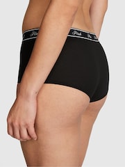 PINK Black/White/Green/Grey/Pink Short 5 Pack Knickers - Image 3 of 3