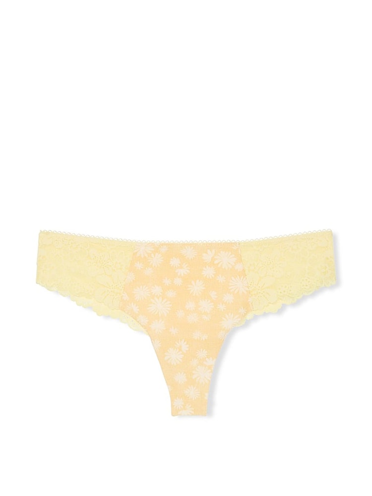 Victoria's Secret PINK Mellow Yellow Thong Knickers - Image 3 of 3