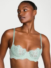 Victoria's Secret Silent Green Unlined Balcony Lace Bra - Image 1 of 2