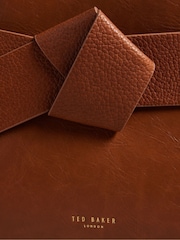 Ted Baker Brown Jimsa Knot Bow Cross-Body Bag - Image 3 of 5