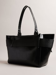 Ted Baker Black Jimma PU Large Tote Bag - Image 2 of 5