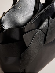 Ted Baker Black Jimma PU Large Tote Bag - Image 3 of 5