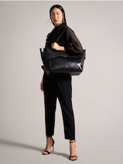 Ted Baker Black Jimma PU Large Tote Bag - Image 5 of 5