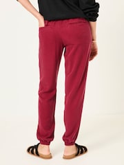 FatFace Lyme Burgundy Red Cuffed Joggers - Image 2 of 6