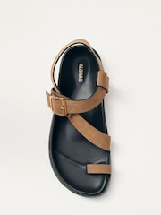 Alohas Tan Brown Siren Sandals - Image 1 of 6