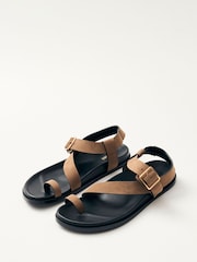 Alohas Tan Brown Siren Sandals - Image 4 of 6