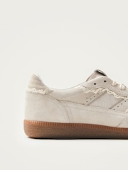Alohas Cream Crochet Leather Trainers - Image 6 of 6
