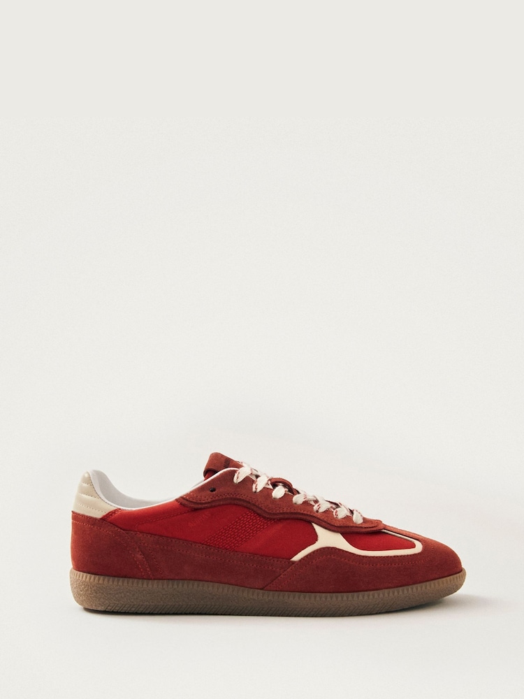 Alohas Rife Sheen Red Tb.490 Rife Shimmer Leather Sneakers - Image 2 of 7