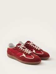 Alohas Rife Sheen Red Tb.490 Rife Shimmer Leather Sneakers - Image 3 of 7