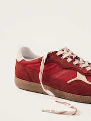 Alohas Rife Sheen Red Tb.490 Rife Shimmer Leather Sneakers - Image 6 of 7