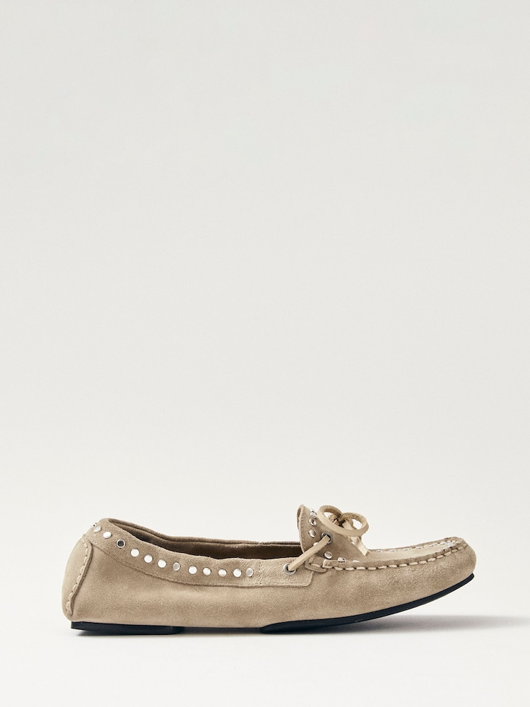 Alohas Beige Calla Loafers - Image 2 of 6