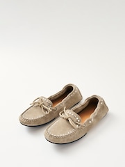 Alohas Beige Calla Loafers - Image 4 of 6