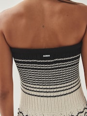 Alohas White/Black Olenka Knit Dress - Image 5 of 5