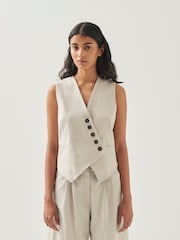 Alohas Cream Atti Waist Coat - Image 1 of 3
