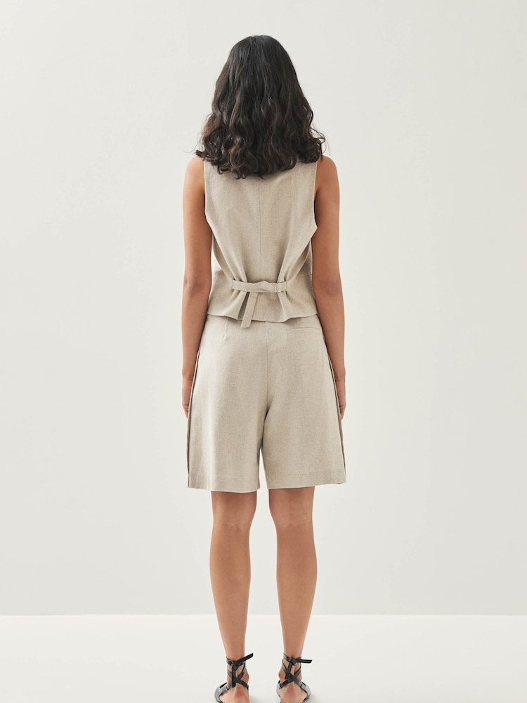 Alohas Cream Niselle Shorts - Image 2 of 3 Alohas Cream Niselle Shorts - Image 2 of 3