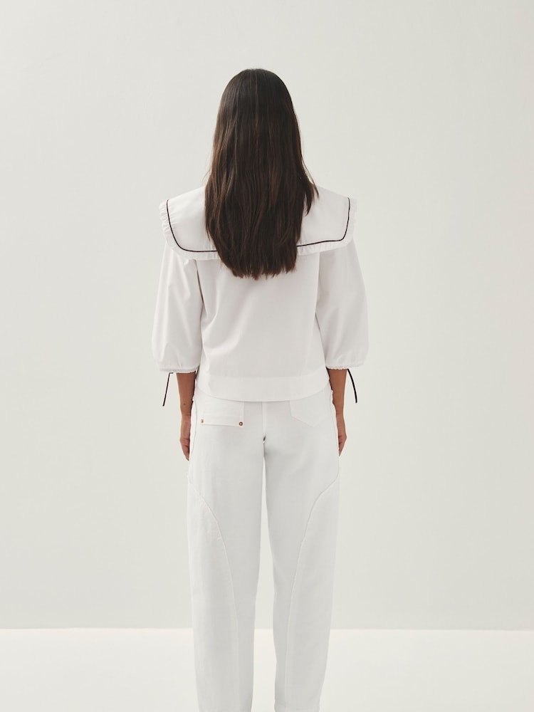 Alohas White Aira Blouse - Image 2 of 5