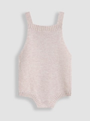 JoJo Maman Bébé Natural Peter Rabbit™  Knitted Dungarees - Image 5 of 6