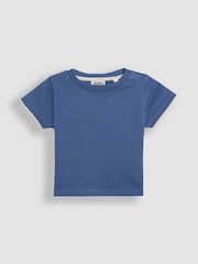 JoJo Maman Bébé Natural Bug Print Dungarees & T-Shirts Set 2 Piece - Image 4 of 6