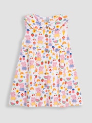 JoJo Maman Bébé Pink Peppa Pig Button Through Dress - Image 1 of 3