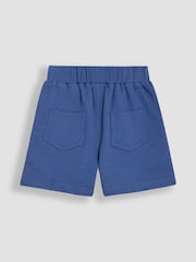 JoJo Maman Bébé Blue Dino Scene Appliqué T-Shirt & Shorts Set 2 Piece - Image 6 of 6
