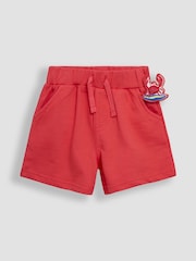 JoJo Maman Bébé Ecru Crab 2-Piece Printed T-Shirt & Short Set - Image 5 of 6