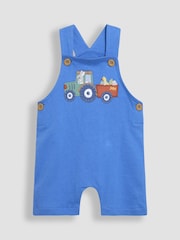 JoJo Maman Bébé Blue 2-Piece Appliqué Dungarees & T-Shirt Set - Image 2 of 6