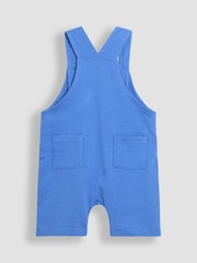 JoJo Maman Bébé Blue 2-Piece Appliqué Dungarees & T-Shirt Set - Image 3 of 6